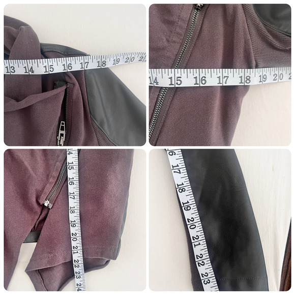 Blank NYC Whatever It Takes Drape Front Jacket Long Sleeve Gray Size S - Picture 10 of 10